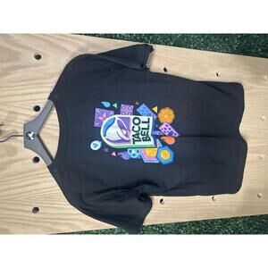 Taco Bell Black Henley Shirt